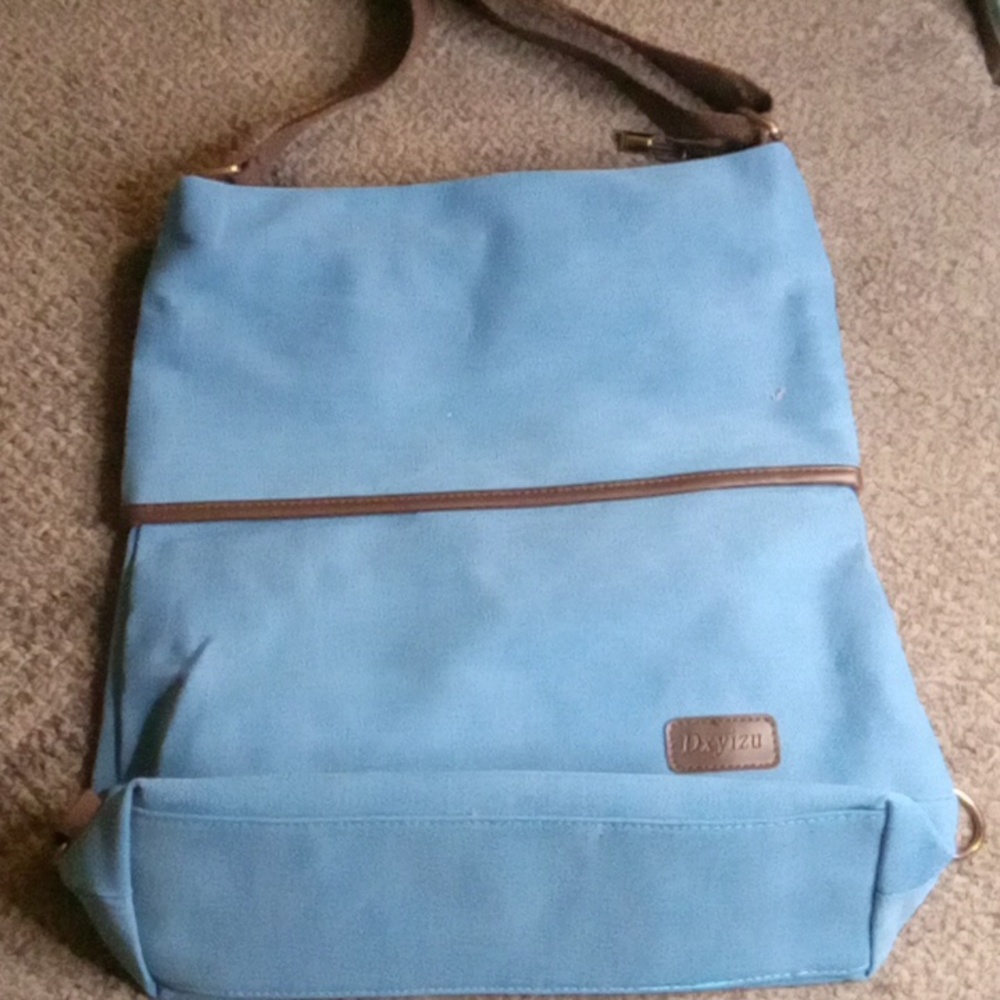 Dxyizu Messenger Crossbody bag, Blue, NWOT